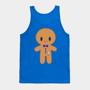 Gingerbread man with Ostomy (Blue) Tank Top